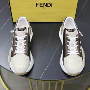 High Quality Fendi Cowhide Casual Shoes