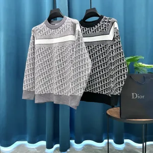 Designer 1:1 Dior Jacquard Sweaters