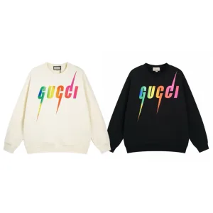 Designer Reps Gucci Hoodies Ash Cotton Pure Relaxed Fit Exquisite Tailoring Plastisol Printing