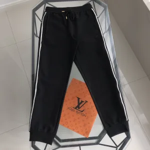 AAA Designer Louis Vuitton Sweatpants Black Winter