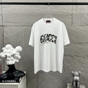Super Clone Reps Gucci Short-Sleeved T-Shirt Black Cotton Spring Summer