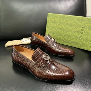 Aaa Gucci Cowhide Leather Shoes