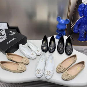 Super Clone Chanel Ballet Shoes Genuine Leather