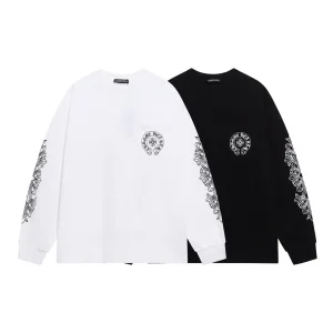 AAA Super Clone Chrome Hearts Long Sleeves Ash Cotton Silk