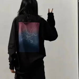 AAA Super Clone Archaeopteryx Long-Sleeved Shirts Red Cotton Pure Relaxed Fit Autumn Screen Printing