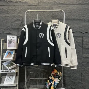 Super Clone Chrome Hearts Jacket Ash Plush Street Style Understated Luxury Spring Patch
