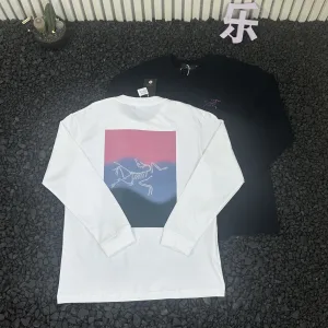 Super Clone High Quality Archaeopteryx Long-Sleeved T-Shirt Red Cotton Long-Staple Soft Touch Spring Autumn Early