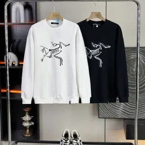 Luxury Archaeopteryx Hoodie Red Cotton Pure Exquisite Workmanship Spring Autumn