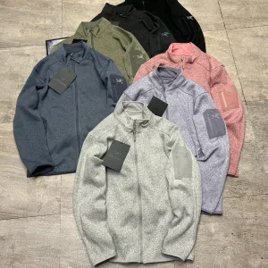 Reps Archaeopteryx Coat Red Cotton Pure Fleece Running Urban Commuting Autumn Winter And Zippered Pocket