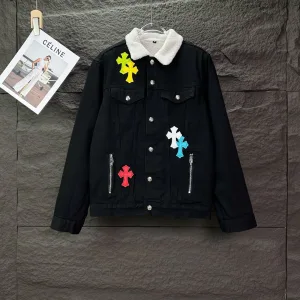 Luxury Chrome Hearts Denim Outerwear