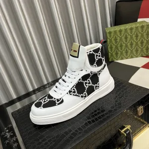 Luxury High Quality Gucci Leather Sneakers