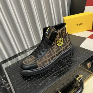 1:1 Designer Fendi Cowhide Casual Shoes