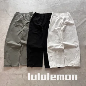 Super Clone AAA Lululemon Long Pants Red Cotton Quick-Drying Autumn