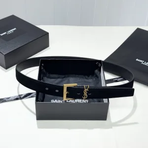 Designer High Quality Saint Laurent Belt Color Suede