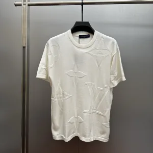 1:1 Louis Vuitton Jacquard Short Sleeves
