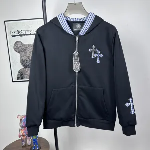 High Quality Chrome Hearts Fleece Hoodies For Autumn