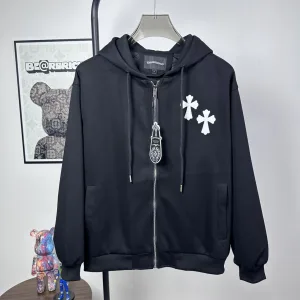 Designer 1:1 Chrome Hearts Fleece Hoodies For Autumn