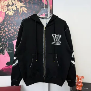 High Quality Luxury Louis Vuitton Wool Coat For Autumn