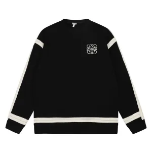 AAA Loewe Long-Sleeved Red Ribbed Fabric Patch