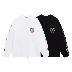 Super Clone Chrome Hearts Long Sleeves Ash Cotton Silk