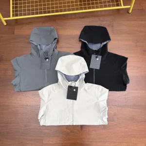 Reps Designer Archaeopteryx Outerwear Red Adjustable Drawstring Zippered Pocket Windproof Cuffs
