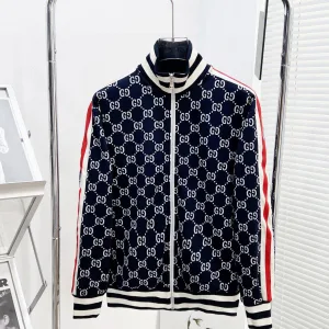 Reps Gucci Long-Sleeved Shirt Red Silk Down Jacquard