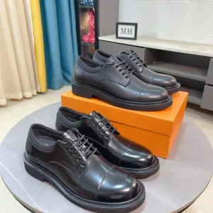 Designer Louis Vuitton Cowhide Leather Shoes