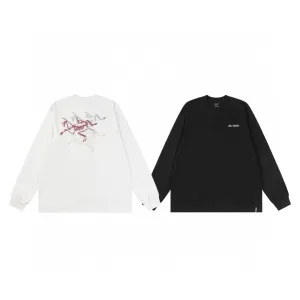 Designer Archaeopteryx Long-Sleeved T-Shirt Red Cotton Pure Professional Outdoor