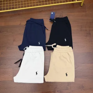 Designer AAA Ralph Lauren Long Pants Red Side Pockets