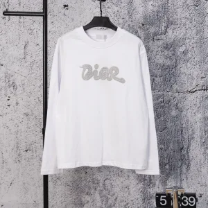 High Quality Dior Cotton Long-Sleeved T-Shirt