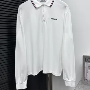 High Quality 1:1 Miu Miu Cotton Long Sleeves