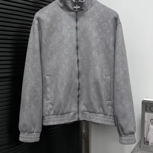 Designer High Quality Louis Vuitton Suede Outerwear