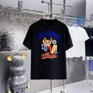 1:1 Luxury Dolce & Gabbana Cotton Short-Sleeved T-Shirt