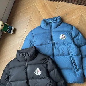 Reps AAA Moncler Outerwear Red Duck Down Nylon Fabric Patch Zippered Pocket