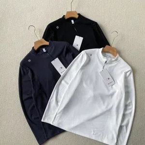 High Quality Lululemon Long-Sleeved Red Autumn Winter And Slim Fit 3D Logo