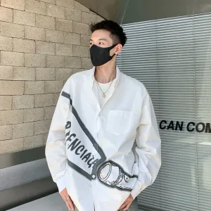 Super Clone Reps Balenciaga Shirt Red Cotton