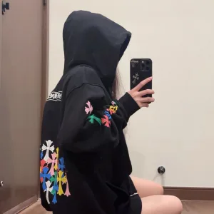 Luxury Chrome Hearts Jacket Black Cotton