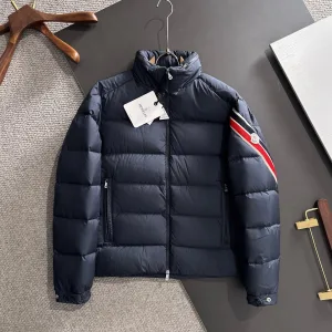 AAA High Quality Monk Down Jacket Red Goose Duck Nylon Premium Quality Zippered Pocket