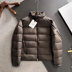 Super Clone Monk Down Jacket Red Goose Duck Nylon Premium Quality Zippered Pocket