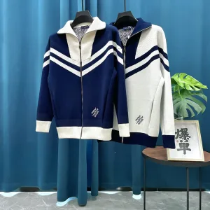 Luxury Louis Vuitton Jacquard Outerwear