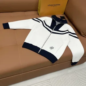 AAA Reps Louis Vuitton Outerwear Red Wool Jacquard Pattern