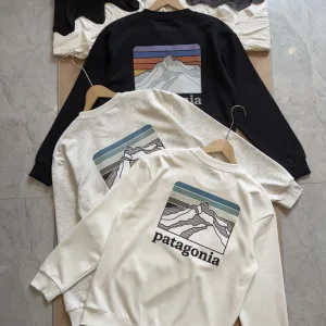 Designer Patagonia Hoodie Ash Cotton Soft And Gentle Spring Autumn Winter Crisp Silhouette