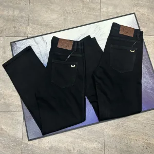 High Quality Fendi Jeans Yellow High-End Quality Autumn
