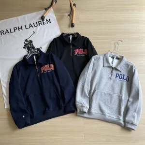 Reps Ralph Lauren Jacket Red Cotton Pure Autumn Embroidery