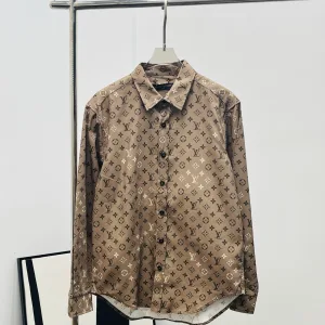 Super Clone Louis Vuitton Shirt Red Sophistication
