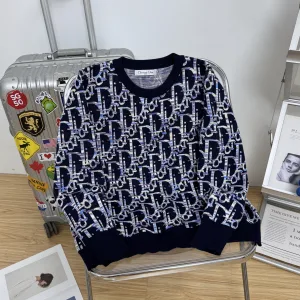 Super Clone Reps Dior Sweater Red Wool Lambswool Cashmere Acrylic Jacquard