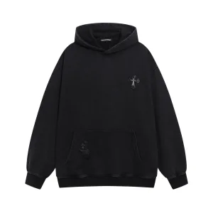 Reps Chrome Hearts Hoodie Ash Silk Embroidery
