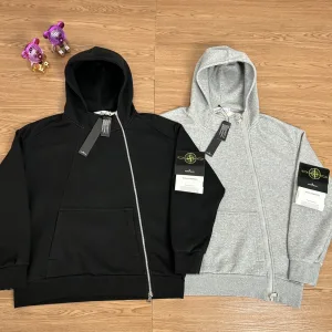 Designer Stone Island Jacket Ash Cotton Polyester Exquisite Workmanship Street Style High-End Quality