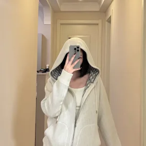 Super Clone Dior Outerwear Blue Cotton Pure Wool Cashmere Velvet Jacquard High-Quality Materials