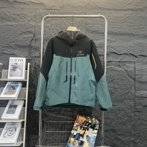 Designer Reps Archaeopteryx Outdoor Jacket Red Gore-Tex Rayon Spring Embroidery Zippered Pocket